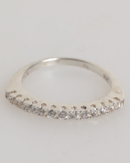 Nialaya Sterling Silver 925 Band Pave CZ Crystal Eternity Ring