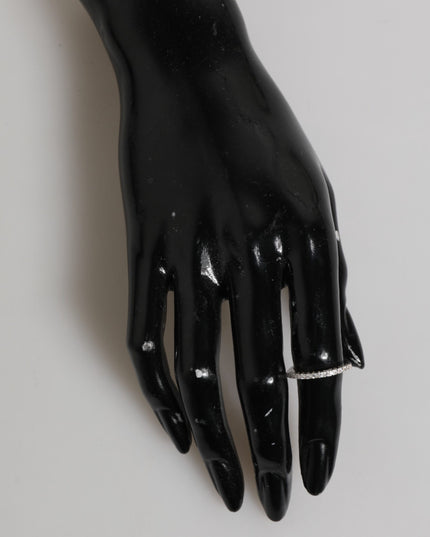 Nialaya Sterling Silver 925 Band Pave CZ Crystal Eternity Ring