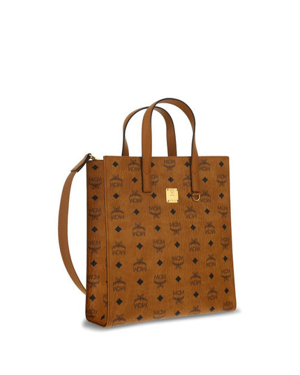 MCM Brown Polyethylene Shoulder Bag