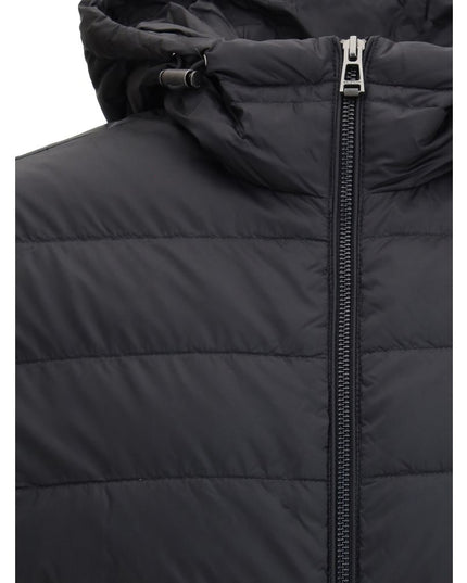 Belstaff Black Nylon Full-Length Jacket