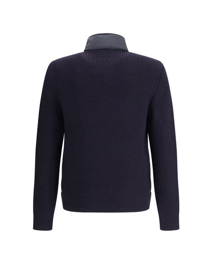 Belstaff Blue Nylon Full-Length Jacket