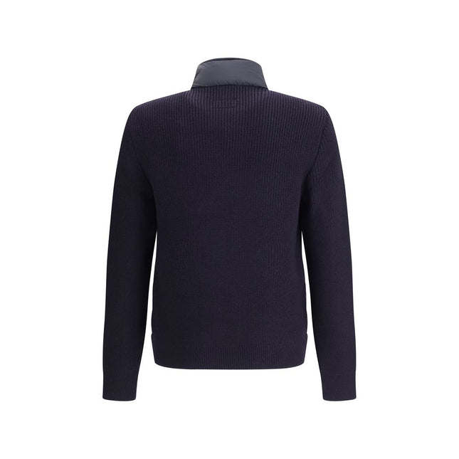 Belstaff Blue Nylon Full-Length Jacket