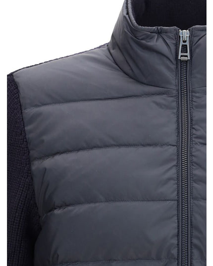 Belstaff Blue Nylon Full-Length Jacket