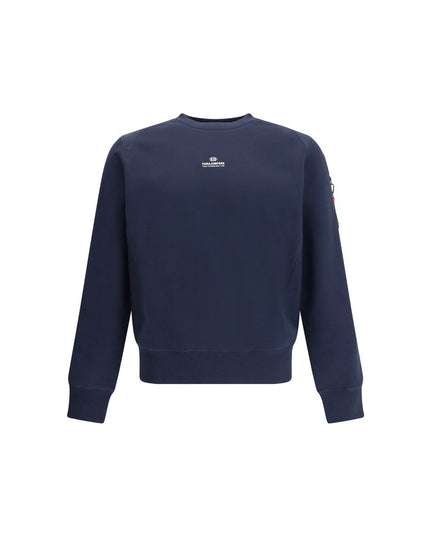 Parajumpers Blue Cotton Sweatshirt
