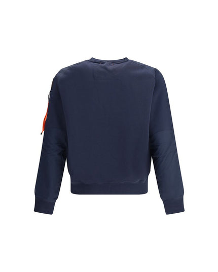 Parajumpers Blue Cotton Sweatshirt