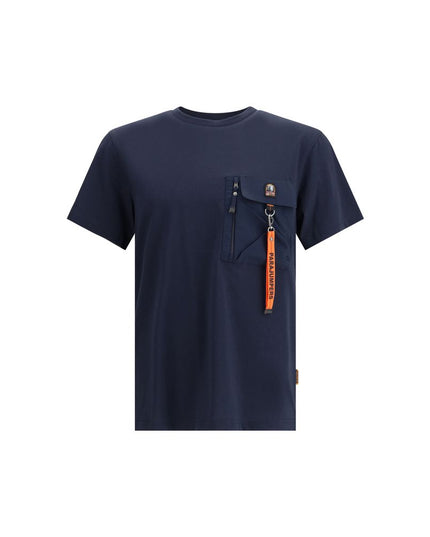 Parajumpers Blue Cotton T-Shirt