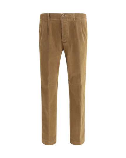 Germano Brown Cotton Pants