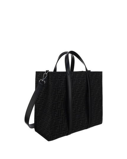 Fendi Black Polyester Shoulder Bag