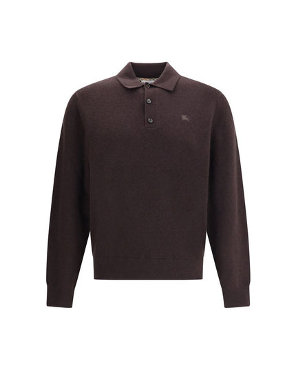 Burberry Cashmere long-sleeved polo Sweater