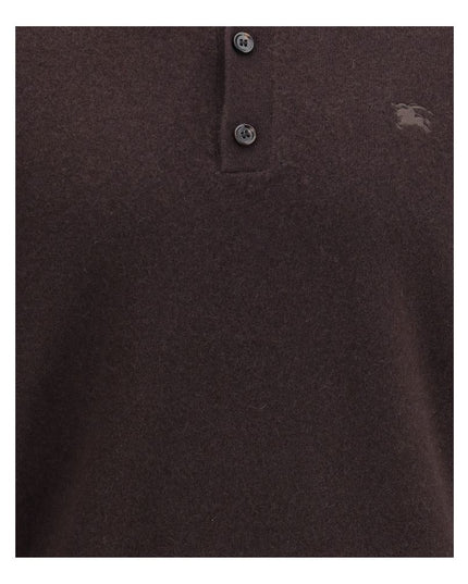 Burberry Cashmere long-sleeved polo Sweater
