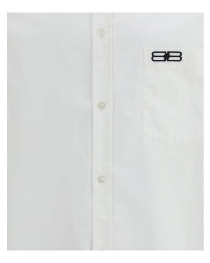 Balenciaga White Cotton Dress Shirt