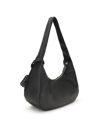 Ganni Black Recycled Polyester Shoulder Bag