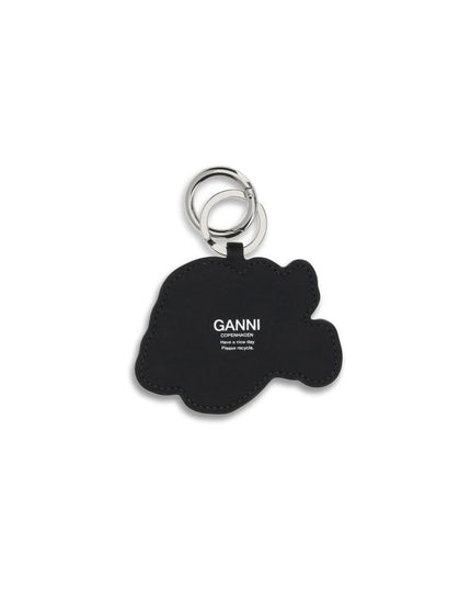 Ganni Multicolor Recycled Leather Keychain