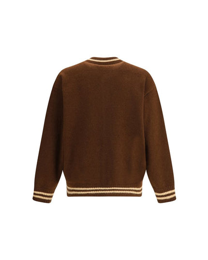 Laneus Brown Cashmere Bomber
