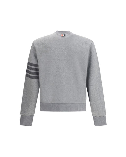 Thom Browne Gray Cotton Sweatshirt
