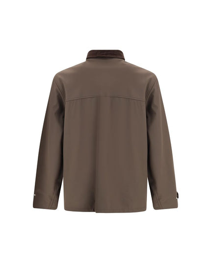 Brunello Cucinelli Brown Polyamide Coat