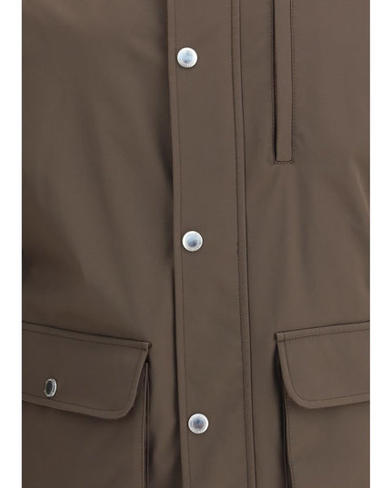 Brunello Cucinelli Brown Polyamide Coat