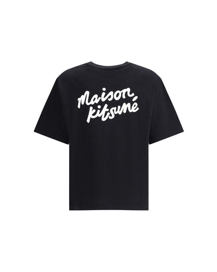 Maison Kitsuné Black Cotton T-Shirt