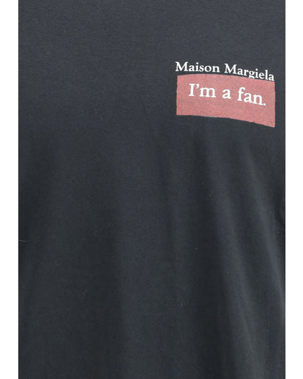 Margiela Black Cotton T-Shirt