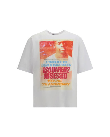 Dsquared² White Cotton T-Shirt