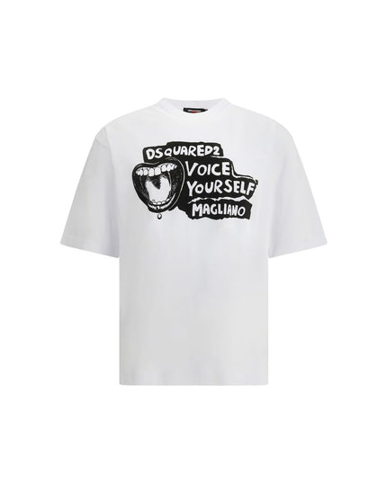 Dsquared² White Cotton T-Shirt