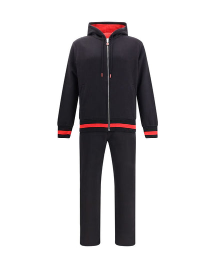 Kiton Black Cotton Sweatsuit