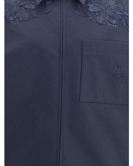 Gucci Blue Cotton Denim Jacket