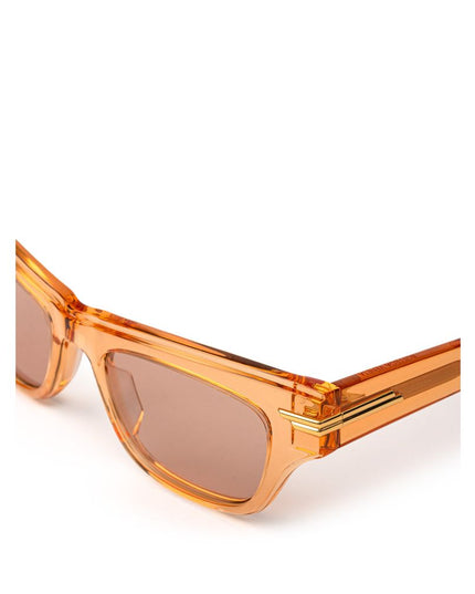 Bottega Veneta Orange Acetate Sunglasses