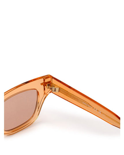 Bottega Veneta Orange Acetate Sunglasses