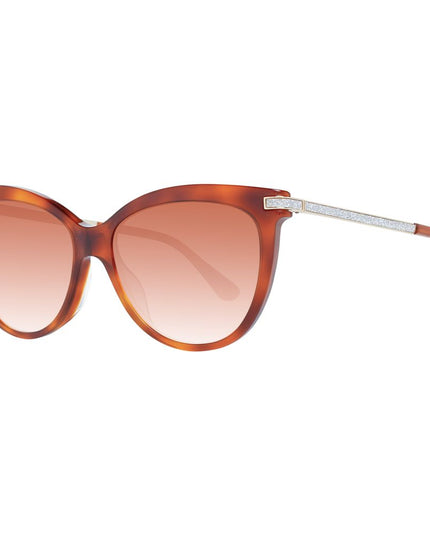 Jimmy Choo Brown Plastic Sunglasses