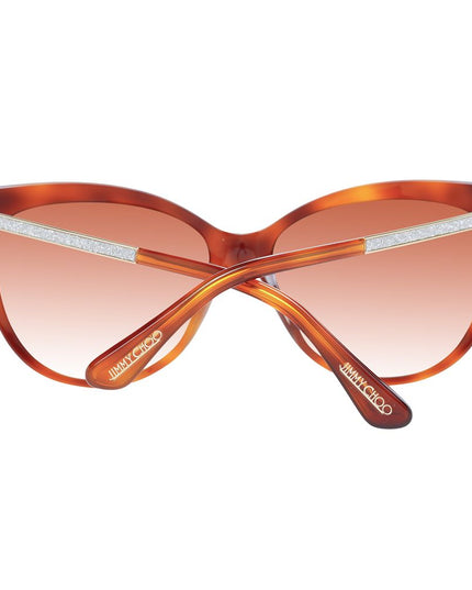 Jimmy Choo Brown Plastic Sunglasses