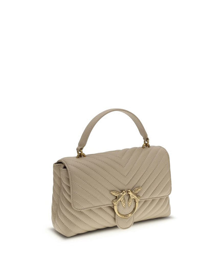 PINKO Beige Calf Leather Bos Taurus Wallet