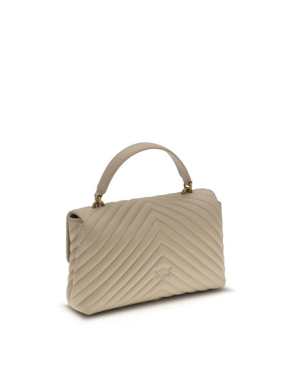 PINKO Beige Calf Leather Bos Taurus Wallet