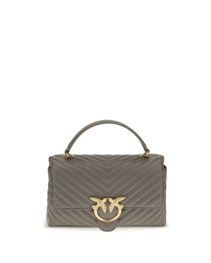 PINKO Gray Calf Leather Bos Taurus Wallet