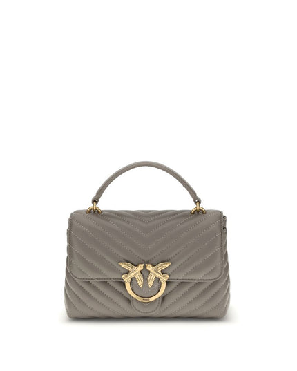 PINKO Gray Calf Leather Bos Taurus Wallet