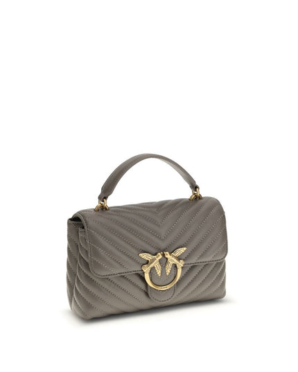 PINKO Gray Calf Leather Bos Taurus Wallet