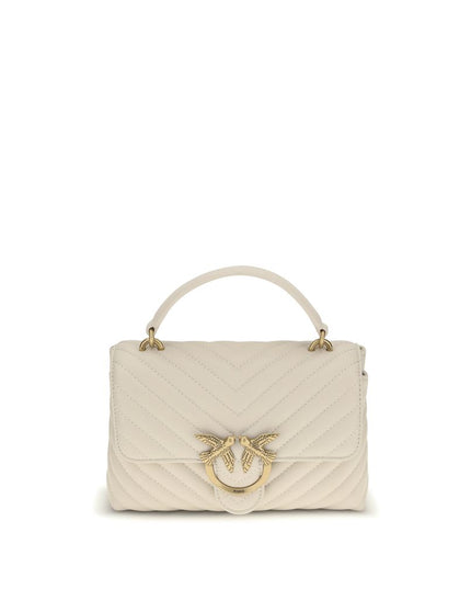 PINKO White Calf Leather Bos Taurus Wallet