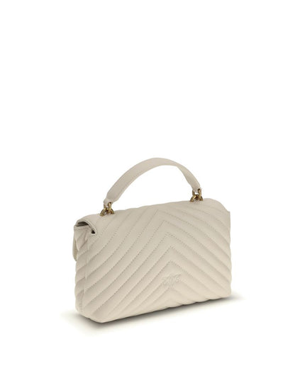 PINKO White Calf Leather Bos Taurus Wallet