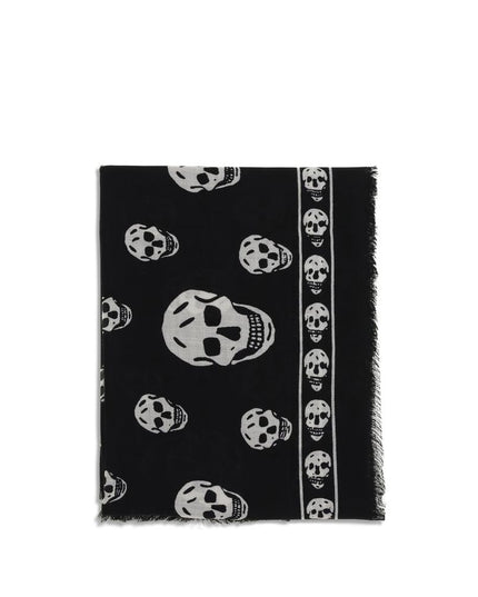 Alexander McQueen Black Modal Scarf