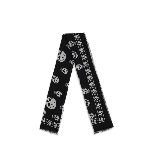Alexander McQueen Black Modal Scarf