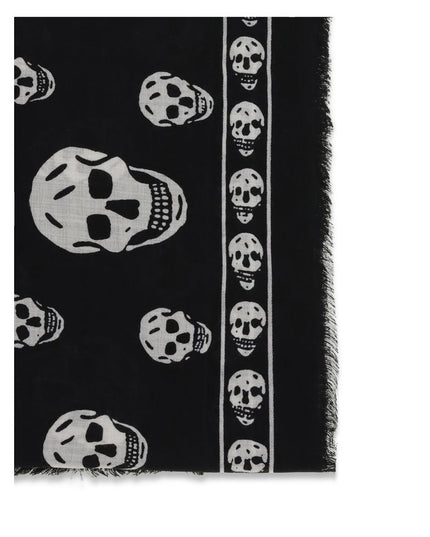 Alexander McQueen Black Modal Scarf