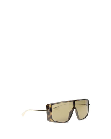 Alexander McQueen Brown Acetate Sunglasses