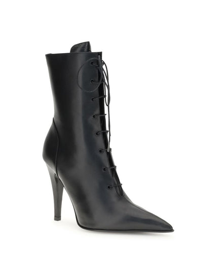 Alexander McQueen Leather Ankle Boots