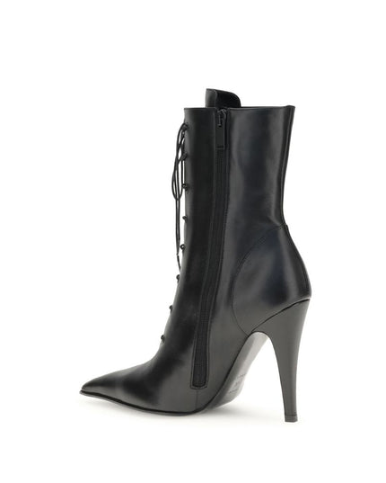 Alexander McQueen Leather Ankle Boots