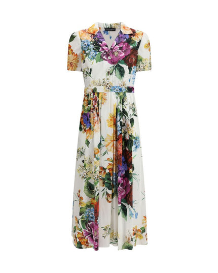 Dolce & Gabbana Multicolor Cotton Casual Dress