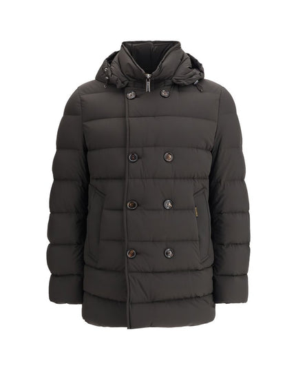 MooRER Black Polyamide Coat