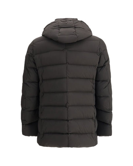MooRER Black Polyamide Coat