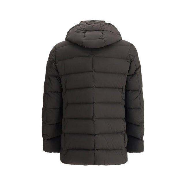 MooRER Black Polyamide Coat