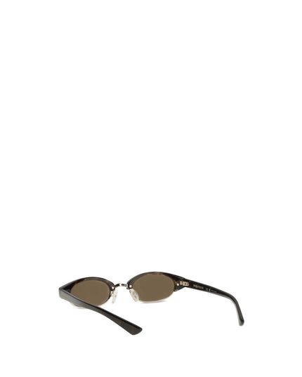 Alexander McQueen Brown Acetate Sunglasses