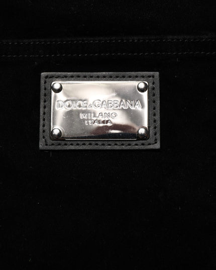Dolce & Gabbana Black Cotton Slim Fit Denim Trouser Jeans
